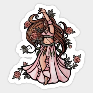 Belly Dancer Sticker